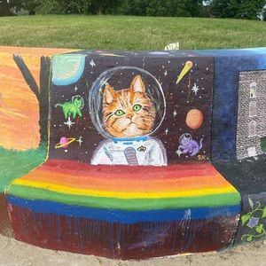 Leather purse & leather skirt🦾